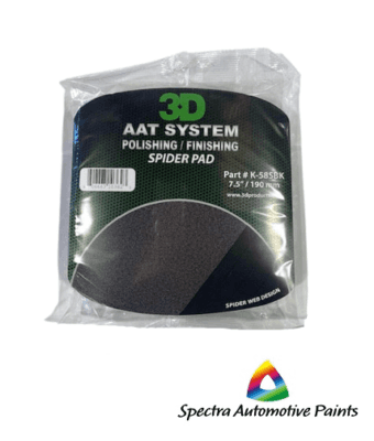 PAD BLACK SANDWICH SPIDER FOAM 7.5 FINI